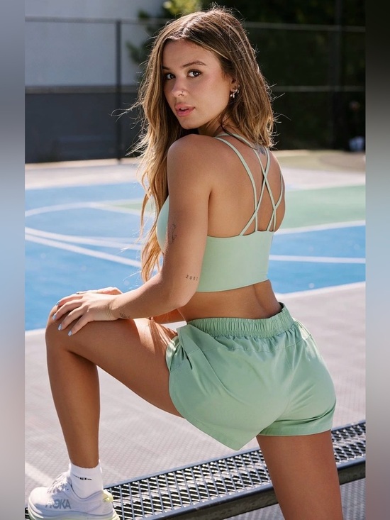 Nike Pants - Light mint green Active Sport Shorts Nike
